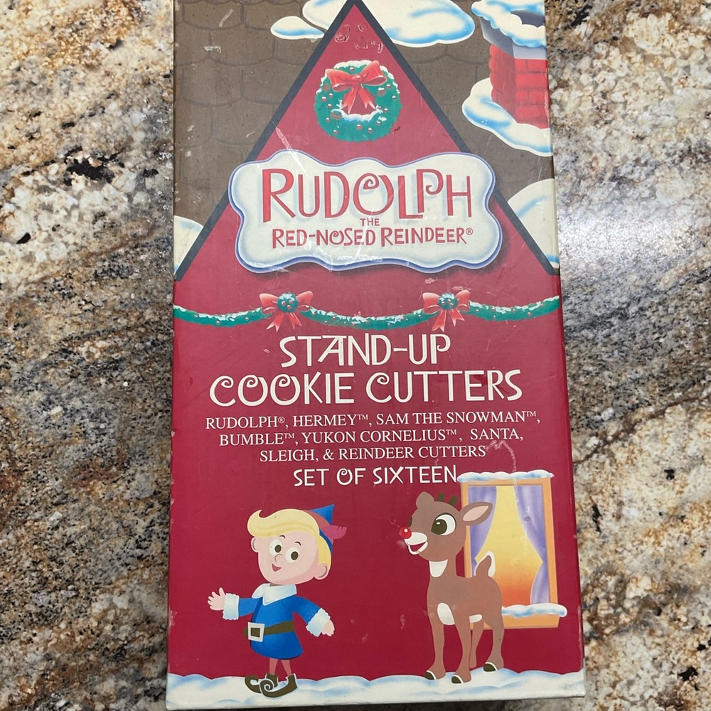Rudolph Stand-Up Cookie Cutters Set